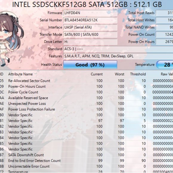 512GB, Internal, 2280mm M.2 Solid State Drives "TESTED" - Picture 6 of 8